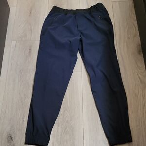 Lululemon Men's Navy And Black Jogger Pants